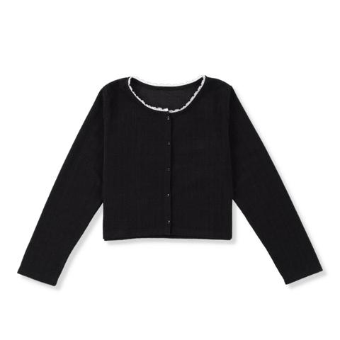 レディース　レース使いカーディガン（CHIP CLIP）