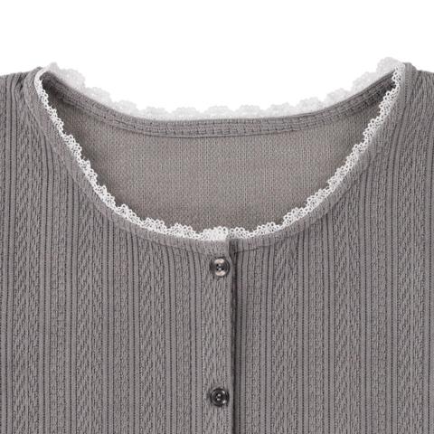 レディース　レース使いカーディガン（CHIP CLIP）