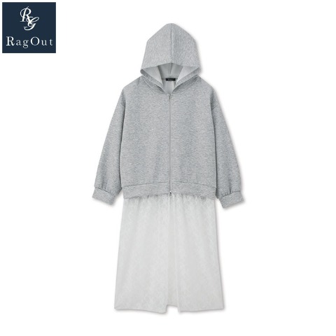 レディース　パーカドッキングワンピース（RagOut）