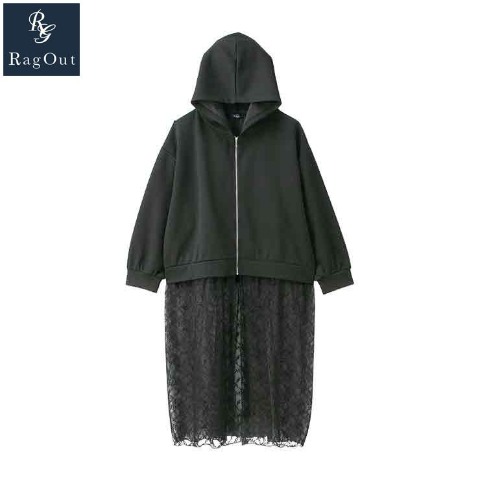 レディース　パーカドッキングワンピース（RagOut）