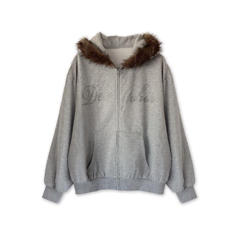 レディース　ジップパーカ（CHIP CLIP×Mizuki）