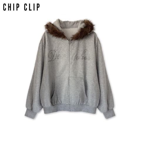 レディース　ジップパーカ（CHIP CLIP×Mizuki）