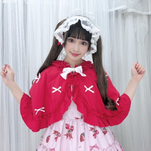 レディース　リボンポンチョ（まゆろん×majoretty）