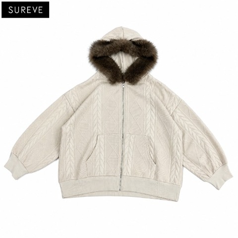 レディース【3L・4L】　パーカ（SUREVE）
