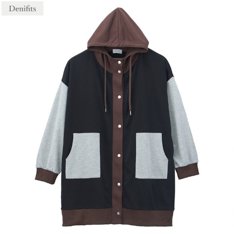レディース【3L・4L】　パーカ（Denifits）