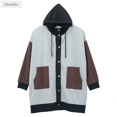レディース【3L・4L】　パーカ（Denifits）