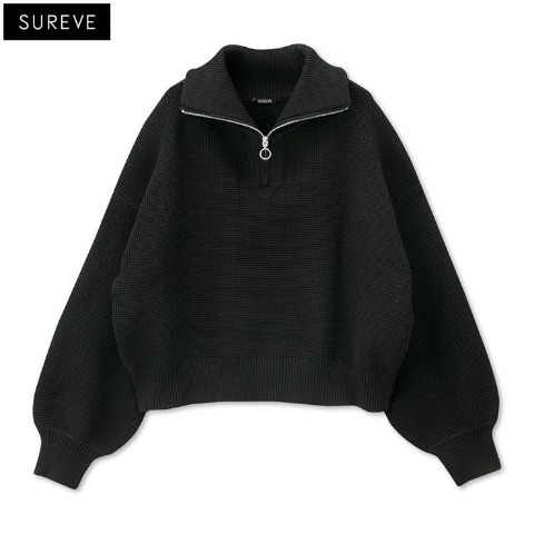 レディース　ハーフジッププルオーバー（SUREVE）