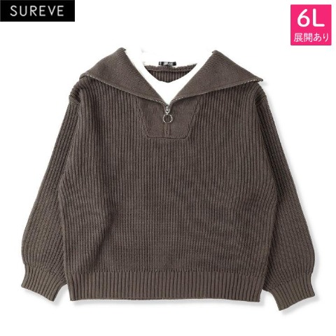 レディース　ニットプルオーバー (SUREVE）