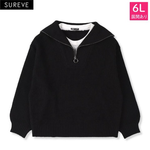 レディース　ニットプルオーバー (SUREVE）