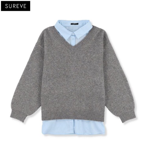 レディース　ドッキングニットプルオーバー（SUREVE）