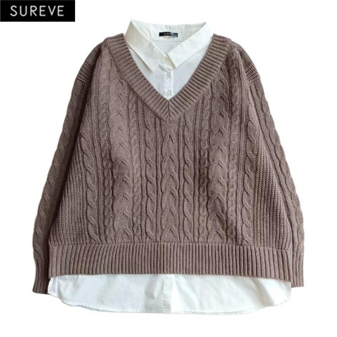 レディース　ドッキングニットプルオーバー（SUREVE）