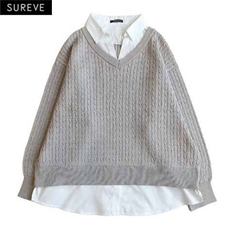 レディース　ドッキングニットプルオーバー（SUREVE）
