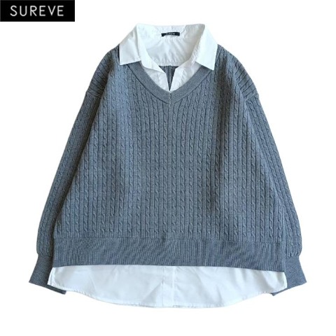 レディース　ドッキングニットプルオーバー（SUREVE）