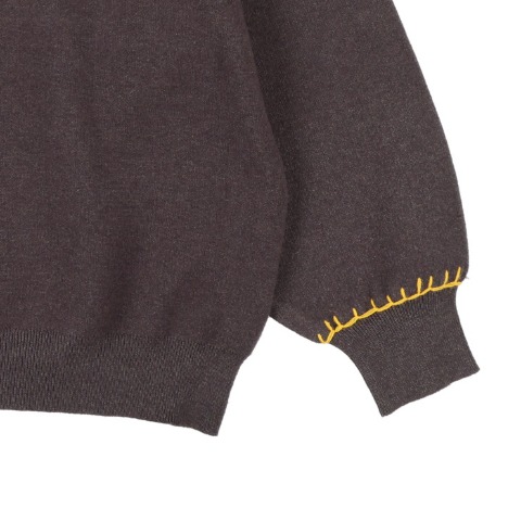 レディース　配色ステッチニットプルオーバー（Denifits）