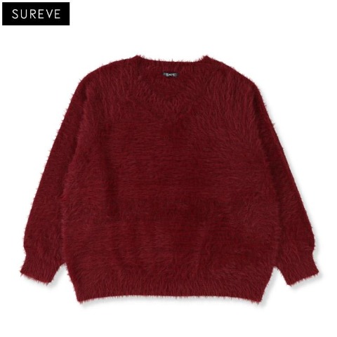 レディース　シャギーニットプルオーバー (SUREVE）