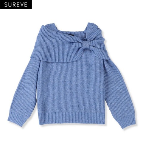 レディース　オフショルニットプルオーバー（SUREVE）