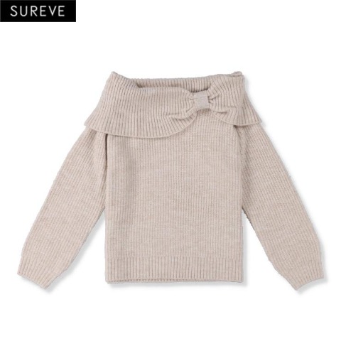 レディース　オフショルニットプルオーバー（SUREVE）