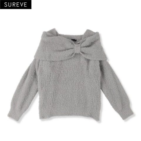 レディース　オフショルニットプルオーバー (SUREVE）