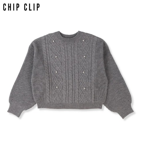 レディース　ニットプルオーバー（CHIP CLIP）