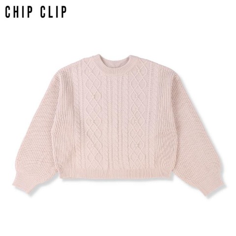 レディース　ニットプルオーバー（CHIP CLIP）