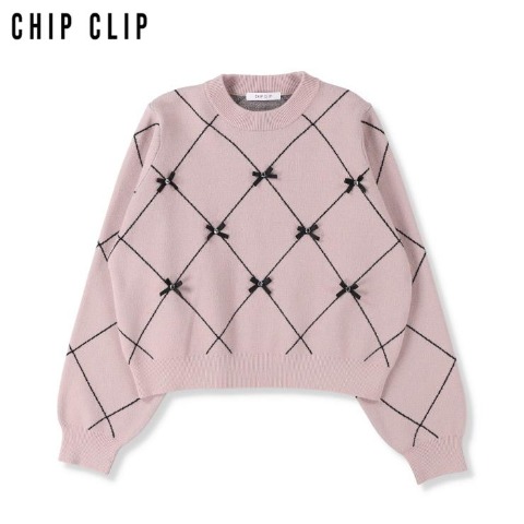 レディース　ニットプルオーバー（CHIP CLIP）