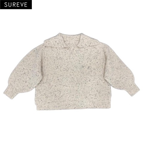 レディース　スキッパーニットプルオーバー（えんどぅー×SUREVE）