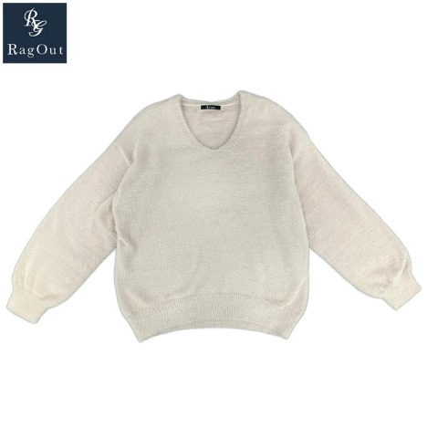 レディース　Vネックセーター（RagOut）