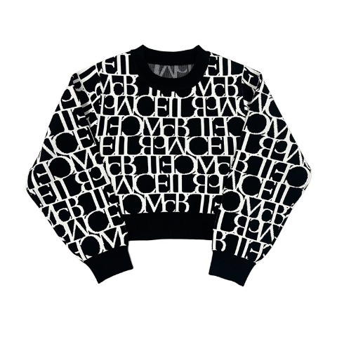 レディース　総ロゴニットプルオーバー（CECIL McBEE×SUREVE）