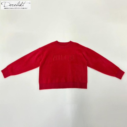 レディース【2L～4L】　ロゴニットプルオーバー（Derelikt×安藤うぃ）