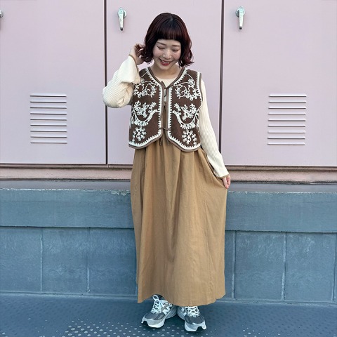 レディース　ニットプルオーバー（ごりちゃん×Denifits）