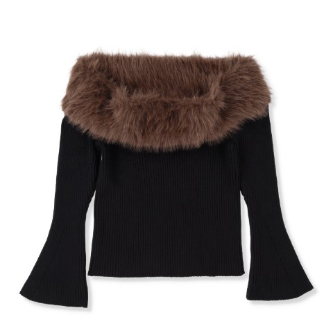 レディース　オフショルニットプルオーバー (SUREVE）