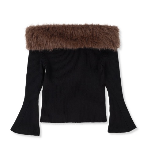 レディース　オフショルニットプルオーバー (SUREVE）