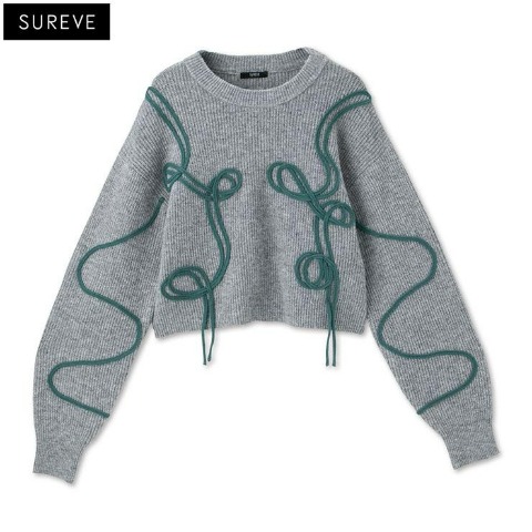 レディース　ニットプルオーバー（SUREVE BLACK）