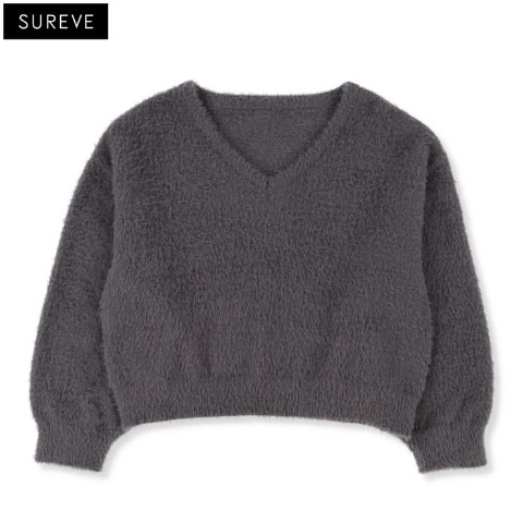 レディース　Vネックニットプルオーバー（SUREVE）