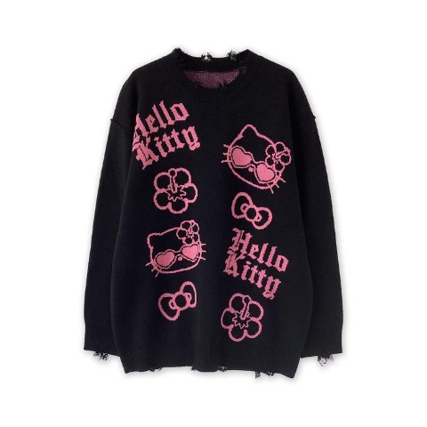 レディース　ニットプルオーバー（ハローキティ）