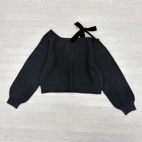 レディース　ワンショルニットプルオーバー（あいちゃん×CHIP CLIP）