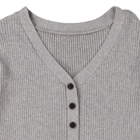 レディース　ペプラムニットプルオーバー（SUREVE）