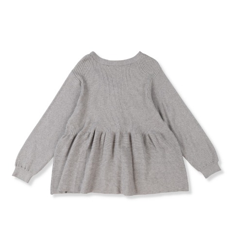 レディース　ペプラムニットプルオーバー（SUREVE）