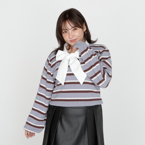 レディース　ニットプルオーバー（CHIP CLIP）