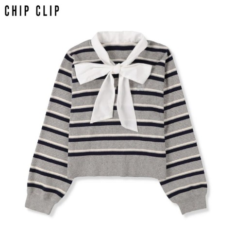 レディース　ニットプルオーバー（CHIP CLIP）