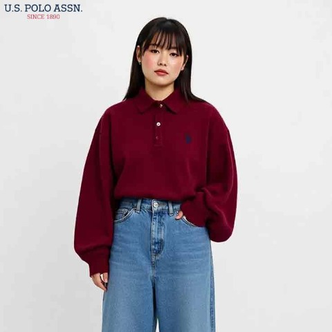 レディース　ニットプルオーバー（U.S. POLO ASSN.）