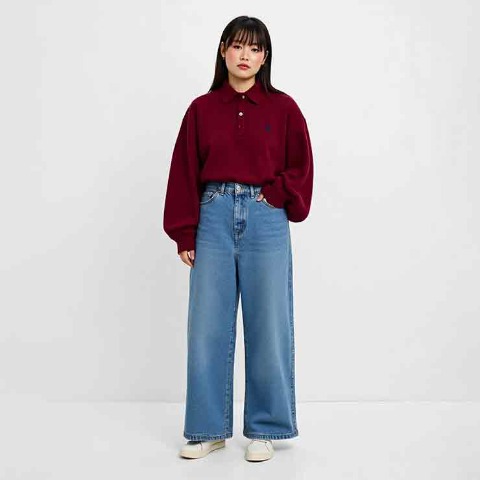 レディース　ニットプルオーバー（U.S. POLO ASSN.）