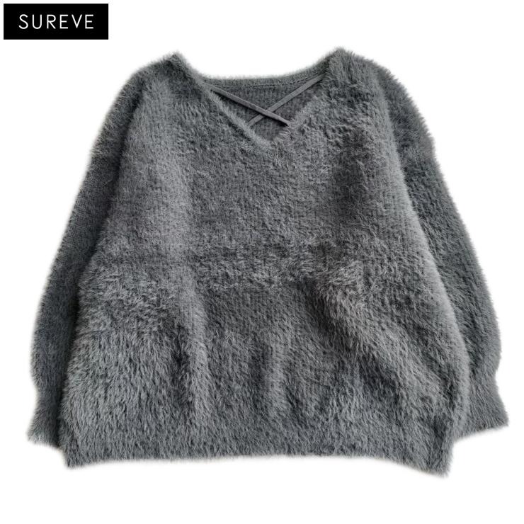 レディース【3L・4L】 ニットプルオーバー（SUREVE） | アベイル