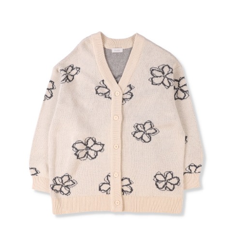 レディース　花柄カーディガン（Denifits）