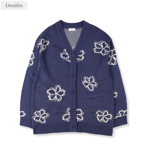 レディース　花柄カーディガン（Denifits）
