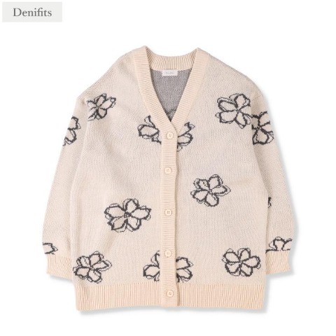 レディース　花柄カーディガン（Denifits）