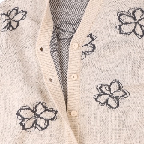 レディース　花柄カーディガン（Denifits）