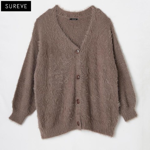 レディース　ニットカーディガン (SUREVE）
