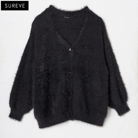 レディース　ニットカーディガン (SUREVE）