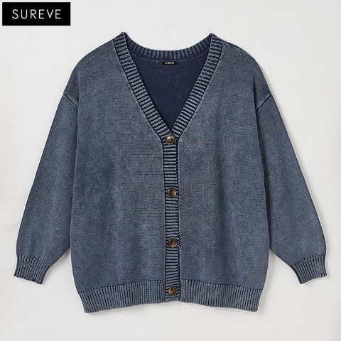 レディース　ニットカーディガン (SUREVE）